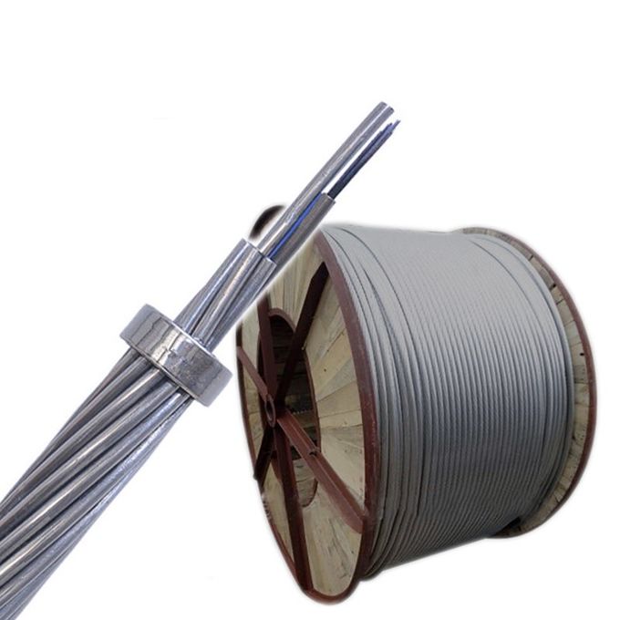 High Strength Optical Fiber Ground Wire , OPGW Cable Proof Stress ≥0.69GPa 1